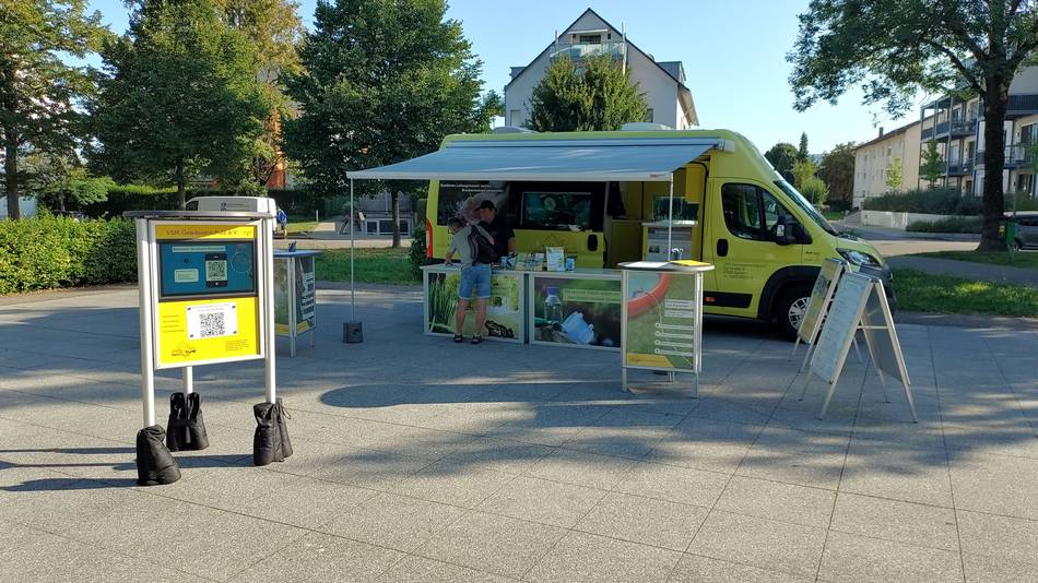 Infostand vom VSR-Gewässerschutz