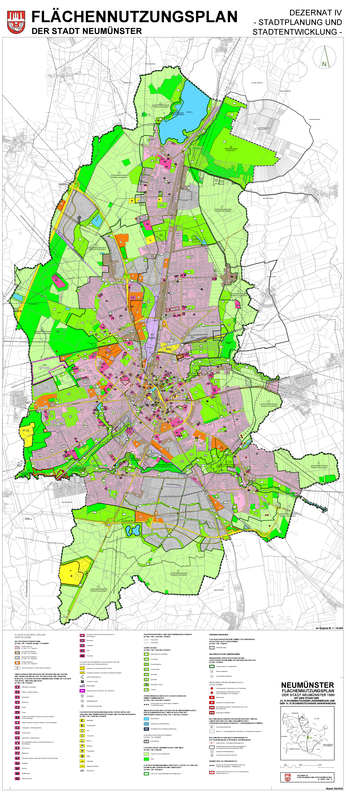 Der aktuell gültige Flächennutzungsplan der Stadt Neumünster – Stand: September 2026 Der aktuell gültige Flächennutzungsplan der Stadt Neumünster – Stand: September 2026