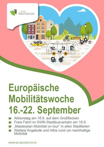 Plakat zur "Europäischen Mobilitätswoche"