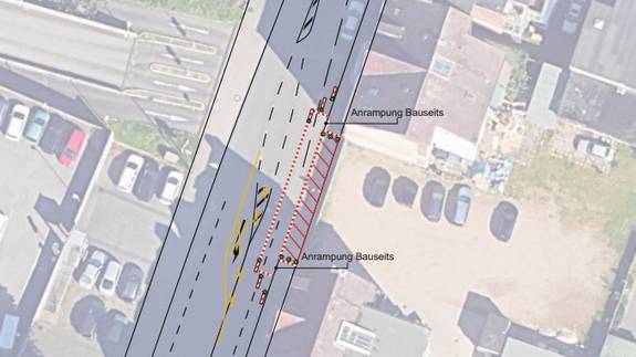 Verkehrszeichenplan Christianstraße 26