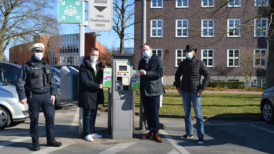 Auch auf dem Rathaus-Parkplatz kann man von Mitte März an mobil bezahlen.