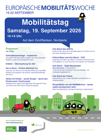 Mobilitätstag Werbeplakat für den Mobilitätstag