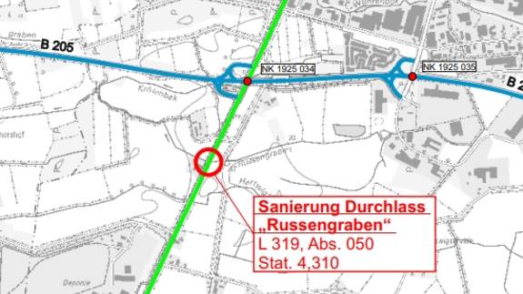 Straßenplan Altonaer Straße