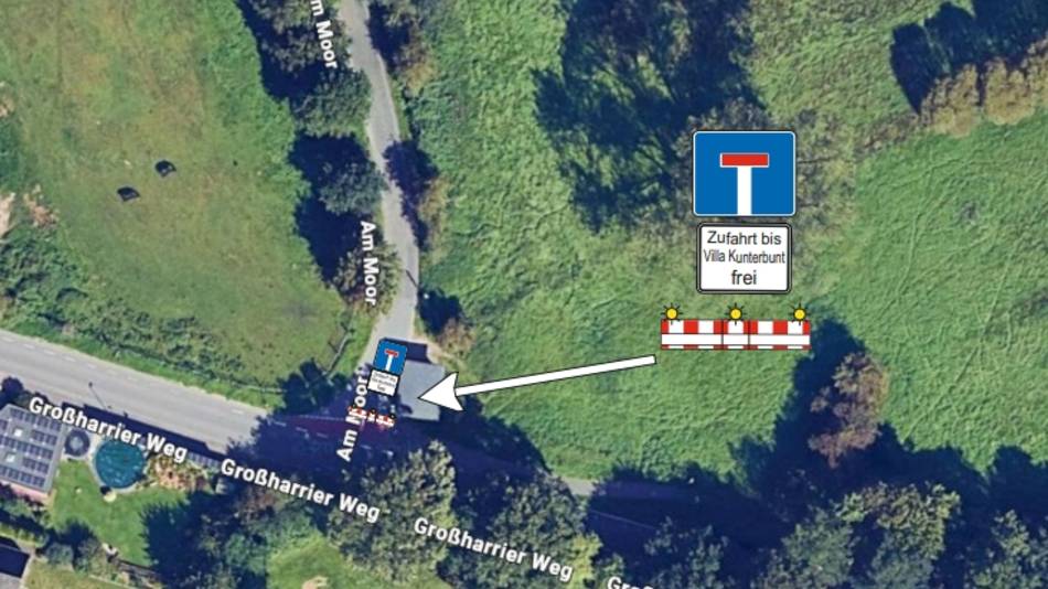 Verkehrszeichenplan "Am Moor"