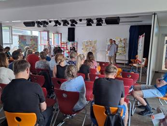 Präsentation der Ergebnisse des Workshops (©Stadt Neumünster)