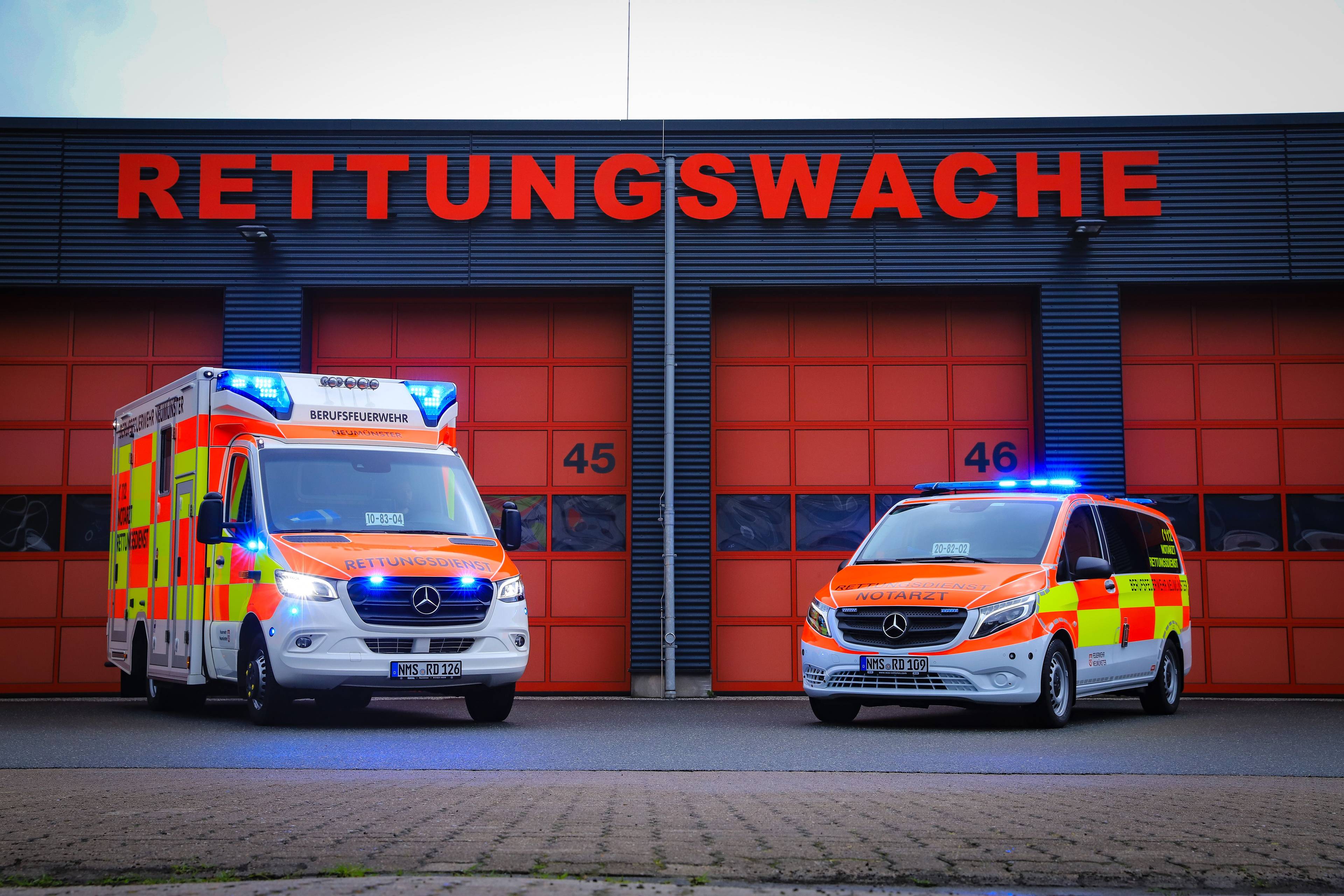 Rettungsdienst in NMS · Stadt Neumünster