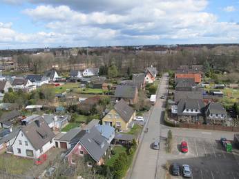 Luftaufnahme des Quartiers Stör (©Stadt Neumünster)