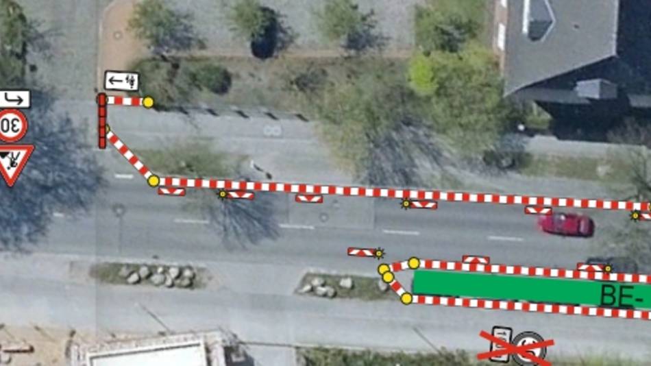 Boostedter Straße Verkehrszeichenplan Boostedter Straße