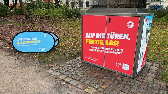 Die SportBox in Rencks Park.