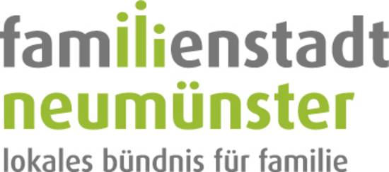 Logo Familienstadt Neumünster – Lokales Bündnis für Familie Logo der Familienstadt Neumünster